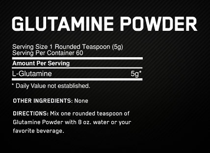 Glutamine Powder, Optimum Nutrition